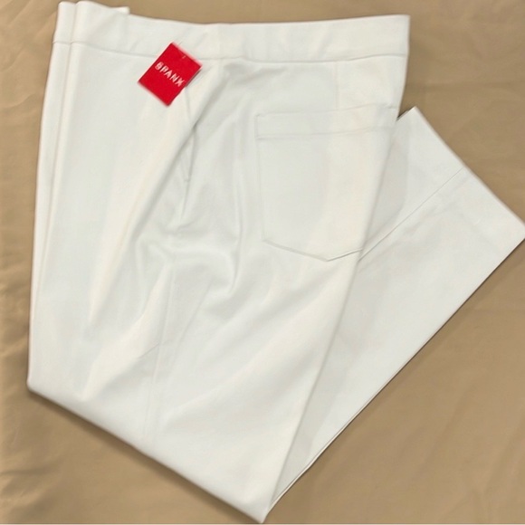 NWT $148 Spanx Classic White Slacks - Picture 9 of 14